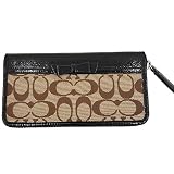 (コーチ) COACHラウンドファスナー長財布 レディース財布 -ブラック[アウトレット品] [並行輸入品]