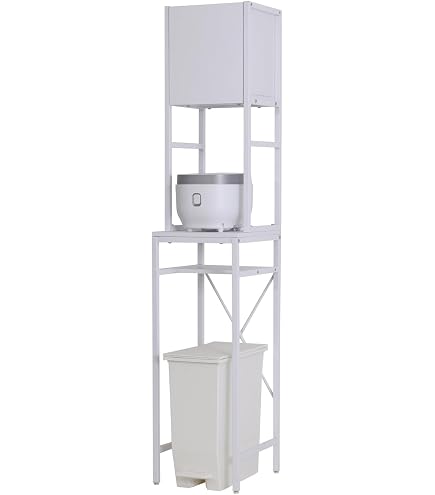 Amazon｜萩原(Hagihara) キッチンワゴン（ホワイト） MW-6709WH｜食器