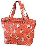 丸和貿易 スウィートコーティング トートバッグ (S) レッドオレンジブーケ