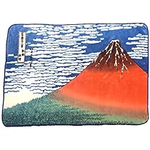 葛飾北斎 富嶽三十六景 赤富士　カーペット 葛飾北斎 赤富士 ラグ (カーペット) 葛飾北斎 富嶽三十六景 凱風