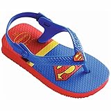 [ハワイアナス] ビーチサンダル ベビー havaianas ベビー・リーニア ヒーローズ BABY LINHA HEROES ブラジル製 国内正規品 (19（12.5）, ルビーレッド 2090)
