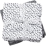 Done by Deer スワドル2枚セット（Happy dots） Swaddle, 2-pack, Happy dots 北欧 (grey)