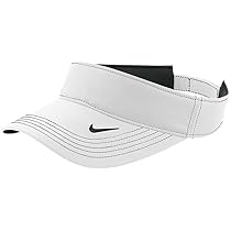 Amazon | Nike Golf 429466 Adult's Dri-FIT Swoosh Visor White