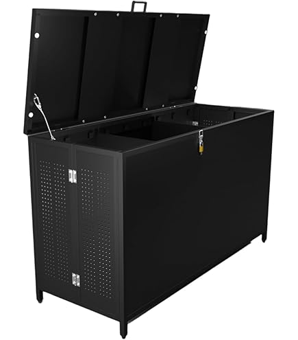 Amazon.co.jp: 屋外用分別ゴミ箱/ダストボックス 【45L】 レッド(赤