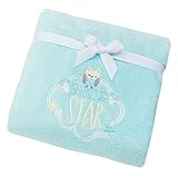 Just Born Owl Shining Star Fleece Baby Blanket, Mint, 30 X 40 by Just Born [並行輸入品]