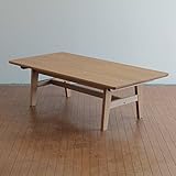 北欧 シンプル リビングテーブル 100cm オーク 無垢材 [NA]ナチュラル