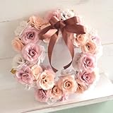 【ギフト】アンティーク ローズ リース（フェイク）（フラワー）