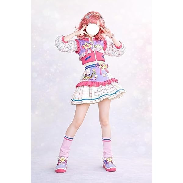 Amazon.co.jp: ひみつのアイプリ リング編 七浦おとめ コスプレ衣装 +