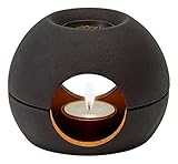 メタフィス 茶香炉 サエン ブラック 25080-BK