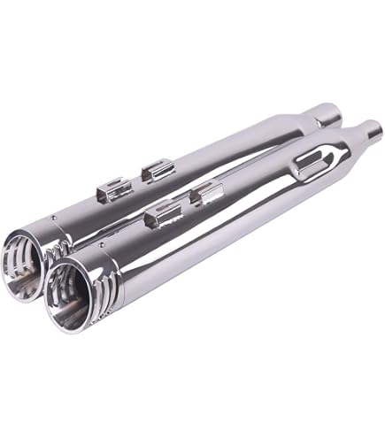 Amazon.co.jp: SHARKROAD 10.2 cm クロム スリップオン マフラー