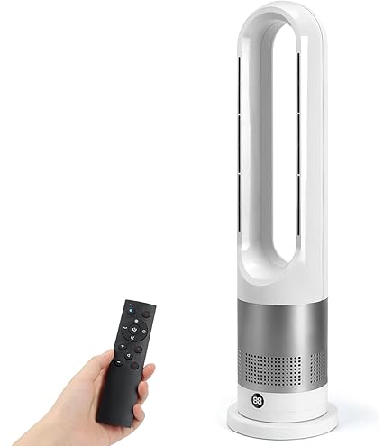 Amazon | 【2025新登場・冷暖兼用羽なし扇風機】SAMONIC タワーファン