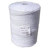 【10000ｍ】電柵用撚り線　3線・ステンレス　500ｍ×20巻　白　より線　電気柵　ロープ