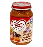 Cow & Gate Scrummy Spaghetti Bolognese from 7m Onwards 200g (Pack of 2) - 7メートル以降の200グラムから牛＆ゲートScrum
