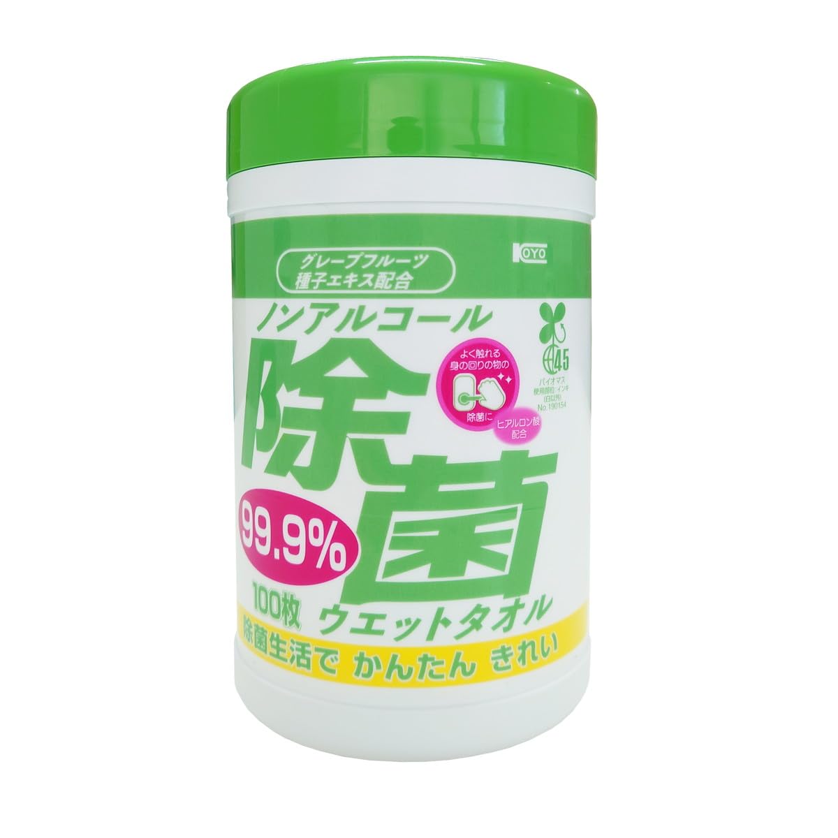 【59%OFF】【321円】 KOYOKASEI ノンアルコール除菌 ウエットタオル 本体 100枚入