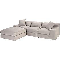 新品同様 LOWYA ロウヤ カウチソファセット 3人掛け ベルベット調 グレー ベルベット調3人掛けソファ | 【公式】LOWYA(ロウヤ) 家具・インテリア