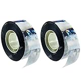 Kicode 可聴ビジュアル アンチ鳥発光リボンフラッシュ 鳥の恐怖テープ 抑止力90M ガーデン、ドックやボートのためにベスト