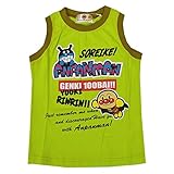 キッズ ベビー ランクルー ノースリーブ アンパンマン ロゴ迷彩柄 2015年 夏物 ANPANMAN (グリーン 90cm) sa3360-g-90