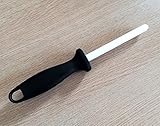 EWIN 5インチセラミックシャープスティックロッド5 "セラミック包丁とぎAbsのハンドル