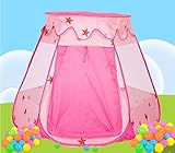 Play Tents For Girls-Pop Up Pink-Easy Fold Large Size for children, Kids and Toddlers-Indoor and Out