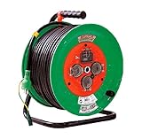 日動 防雨型漏電遮断器付電工ドラム NWEB53