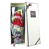 花束　フラワー ソープフラワー　カード 母の日　大切な人へ　バレンタイン　ホワイトデー　入学　卒業　誕生日　結婚記念日　クリスマス お祝い プレゼント (レット)