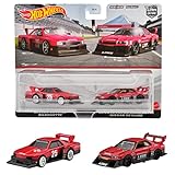ホットウィール(Hot Wheels) プレミアム 2パック 日産スカイライン シルエット/LB-ER34 スーパーシルエット 日産スカイライン 【3才~】 HKF49