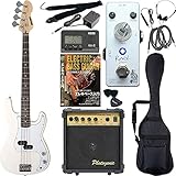 SELDER セルダー エレキベース プレシジョンベースタイプ PB-30/WH/W サクラ楽器オリジナル Revol effectsエフェクター入門セット【オーバードライブ ZEBRA BASS DRIVE/EBOD-01】