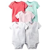 Carter's(カーターズ) ボディスーツ5枚組(/super CUTE) 3M(0-3ヶ月) [並行輸入品]