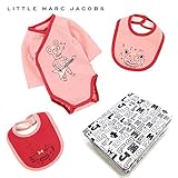 (リトルマークジェイコブス)LITTLE MARC JACOBS　長袖ロンパース ビブセット
