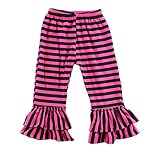 vduanmo赤ちゃんの女の子のニットコットンフリル付きフレアパンツ