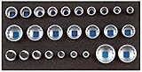 ゲドレー(Gedore) レンチセット ソケットレンチセット 1/2 1500CT1‐D19 1500 CT1-D 19