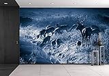 wall26 – 自己粘着壁紙大壁壁画シリーズ 100"x144" WMR-WP-X-D038-100x24x6