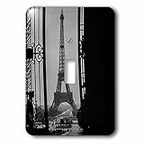 Scenes from the Past Stereoview – エッフェル塔Champs de Marsからtrocadoer Palaceパリフランスビンテージ – 照明スイッチカバー – シン