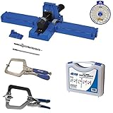 Kreg K5 Super Kit, K5 Jig, SK03 Screw Kit, KHC-1410 Automax Clamp, KHRC Right Angle Clamp,SSW Screw 