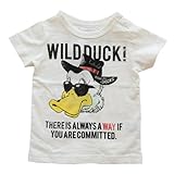 jeans-b. 2nd wild duck Tシャツ (オフホワイト) 80cm