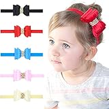 (ローウェル®ベビーガールズターバンヘッドバンド幼児フラワーヘッドバンド新生児ヘアアクセサリー Middle