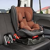 【新生児～4歳頃までのチャイルドシート 車内ゆったりコンパクトサイズ neb:o】(欧州安全基準 ECE-R44認定) ワイドな座面 ふかふかクッション 安心リクライニング機能 軽量5.3kg 洗濯機