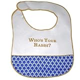 Who's Your Rabbi? - Jewish Baby Bib by Super Gifts