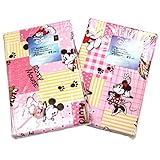 お昼寝布団カバー（掛・敷2点セット）【ディズニー】保育園　子供用寝具　ベビー布団カバー (ピンク)