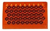 WAKI 反射リフレクター Re-40オレンジ 40X25mm 角型 Z-054