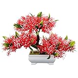 VORCOOL 人工植物 偽の植物　偽の盆栽　鉢植え 可愛い 枯れない 人工観葉植物 ホームガーデンオーナメント オフィス 家の装飾（ランダム色）