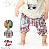 (ダンプドム) dumpdomチェックショートパンツ/夏 70 レッド