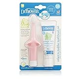 Dr. Brown's Infant Toothbrush and Toothpaste Combo Pack, Pink, 1.4 Ounce by Dr. Brown's [並行輸入品]