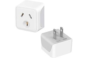 2 Pack Japan Travel Adapter, AU to Japan Plug Adapter Type A Travel Power Plug for Japan,Philippines,Canada,Mexico,China,Jamaica,Peru and More