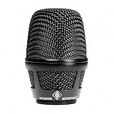 Sennheiser Neumann KK 205 BK スーパーカーディオイドマイク カプセルヘッド ワイヤレス ハンドヘルドトランスミッター - ブラック