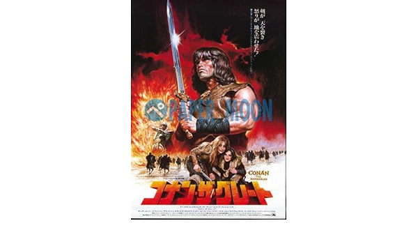 Amazon 映画チラシ コナン ザ グレート シュワルツェネッガー アートフレーム ポスター オンライン通販