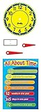 Carson Dellosa Judy Clock Bulletin Board Set (110185) [並行輸入品]