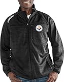 Pittsburgh SteelersメンズNFL g-iii MindsetフルZipジャケット – チャコール