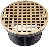 Jones Stephens D56212 3 1/2-Inch PVC Spud Polished Brass Strainer [並行輸入品]