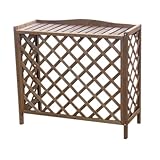 コーナンオリジナル 室外機カバー ダークブラウン